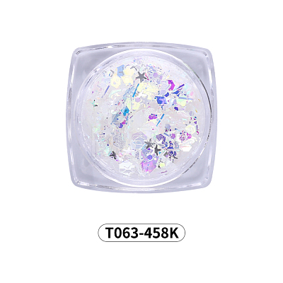 Laser Shiny Nail Art Decoration Accessories MRMJ-T063-458K-1