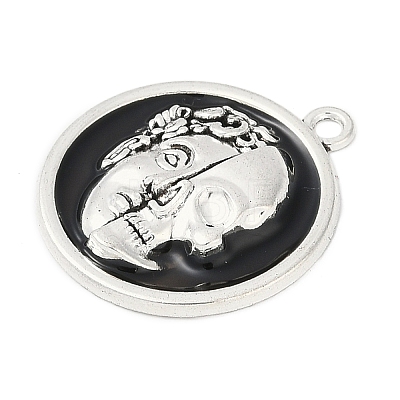 Alloy Enamel Pendants PALLOY-R151-66AS-02-1