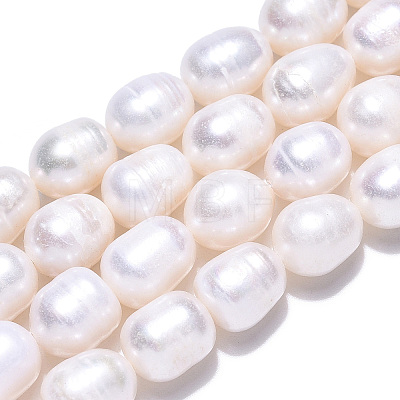 Natural Cultured Freshwater Pearl Beads Strands PEAR-N012-08I-1
