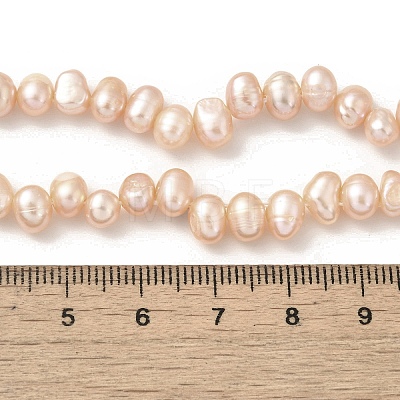 Natural Cultured Freshwater Pearl Beads Strands PEAR-A006-25A-1