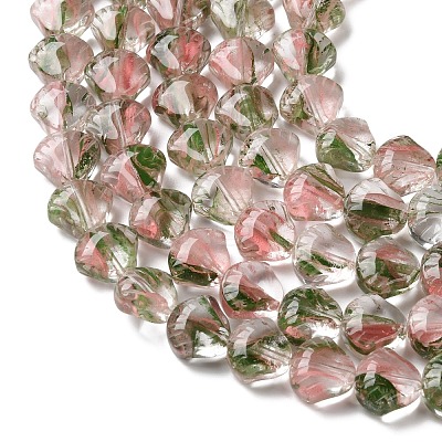 Inner Flower Handmade Lampwork Beads Strands LA-CBA3F7A-02-1