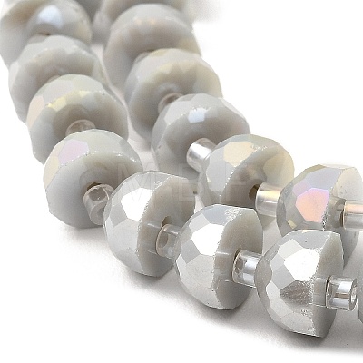 AB Color Plate Glass Beads Strands EGLA-P051-02A-B07-1