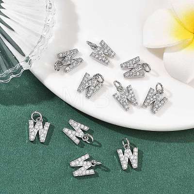 SHEGRACE Brass Micro Pave Clear Cubic Zirconia Pendants XGRQ29117-394P-W-1