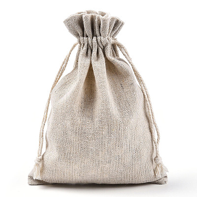 Cotton Cloth Packing Pouches Drawstring Bags ABAG-R011-13X18-01-1