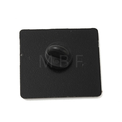 Black Alloy Brooches JEWB-S015-02K-1