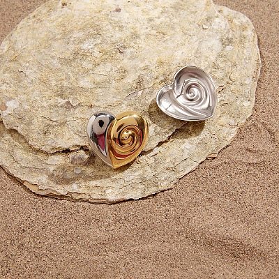 304 Stainless Steel Stud Earrings EJEW-Z173-06GP-1