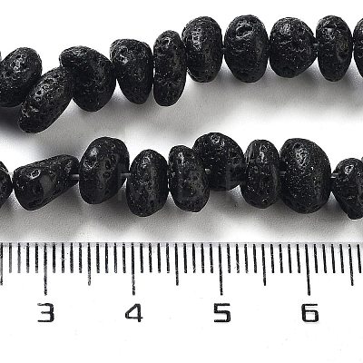 Natural Lava Rock Beads Strands G-D085-A01-01-1