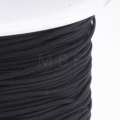 1mm Chinese Knot Macrame Rattail Jewelry Thread Round Nylon Cords NWIR-S003-02-1