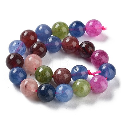 Dyed Natural Malaysia Jade Beads Strands G-G021-01B-06-1
