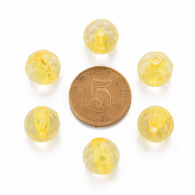 Transparent Acrylic Beads TACR-S154-10A-81-1