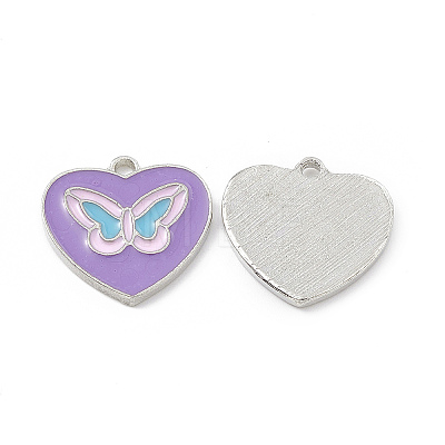 Alloy Enamel Pendants FIND-C019-41P-1