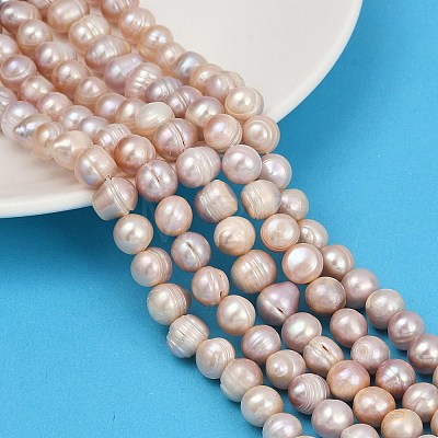 Natural Cultured Freshwater Pearl Beads Strands PEAR-I007-07Z-01A-1