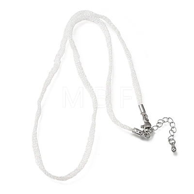 3.5MM Polyester Metallic Cord Braided Cord Necklace Making FB-CBAA152-01P-10-1