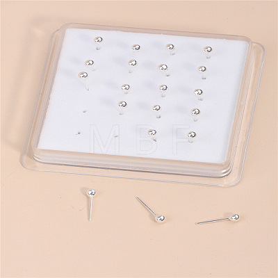 20Pcs Round Brass Nose Studs WGFA8C5-07-1