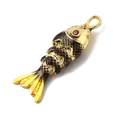 Rack Plating Brass Pendants KK-A268-05G-A02-1