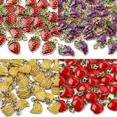 Alloy Enamel Charms ENAM-YW0004-80A-1