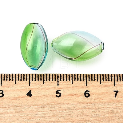 Transparent Handmade Blown Glass Globe Beads X-GLAA-T012-06-1