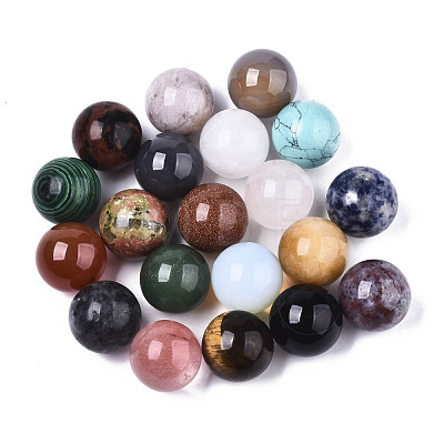 Natural & Synthetic Mixed Gemstone Beads G-N0327-008-1