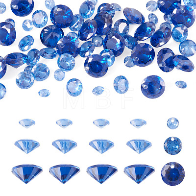 60Pcs 3 Styles Cubic Zirconia Charms ZIRC-TAD0001-01D-1