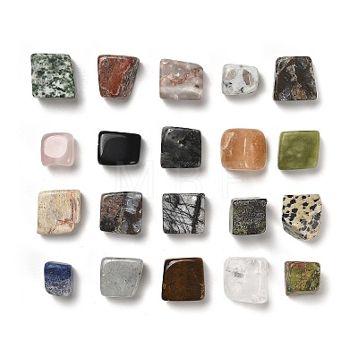 20 Styles Nuggets Mixed Natural Gemstone Collections DIY-B068-01A-1