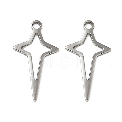 201 Stainless Steel Pendants STAS-I330-045P-1