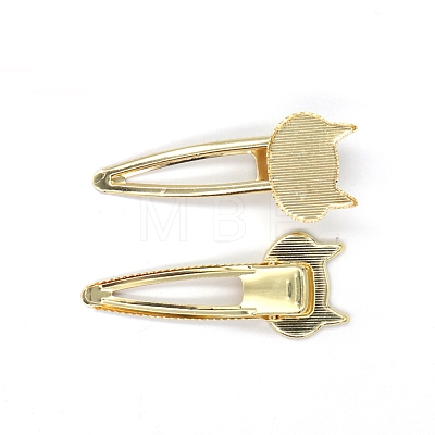 Iron Alligator Hair Clip Findings PW-WG97C09-04-1