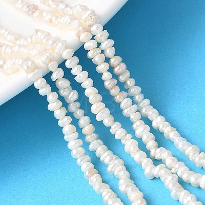 Natural Cultured Freshwater Pearl Beads Strands PEAR-I007-07L-05-1