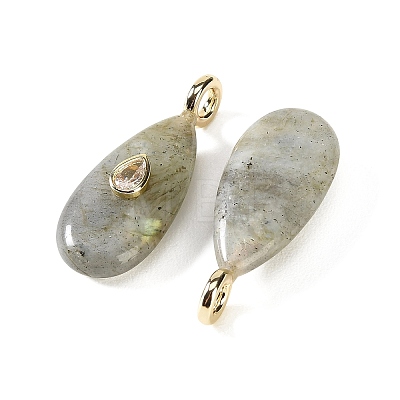 Natural Labradorite Pendants GG-CBA6382-05B-1