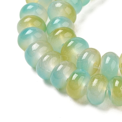 Baking Paint Glass Beads Strands DGLA-C003-01F-1