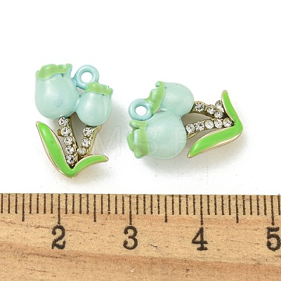 UV Plating Alloy Enamel Pendants FIND-M033-31P-02-1