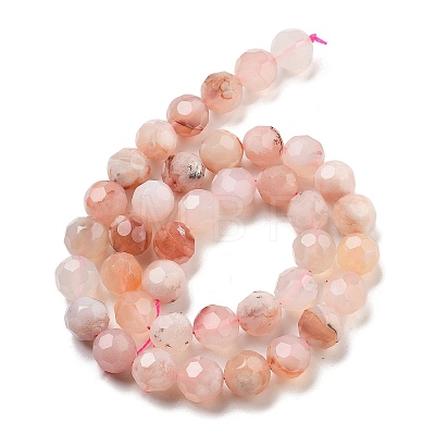 Natural Cherry Blossom Agate Beads Strands G-C150-B04-02-1