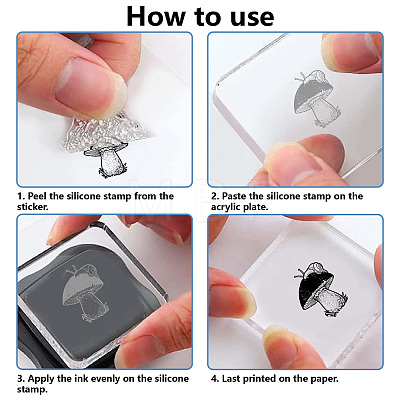 Custom PVC Plastic Clear Stamps DIY-WH0439-0346-1