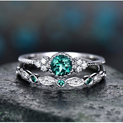Alloy Micro Pave Cubic Zirconia Finger Rings for Women FS-WG2E042-13-1