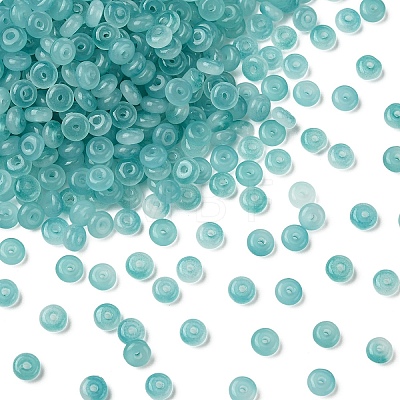 100G Baking Paint Imitation Jade Glass Beads DGLA-YW0001-54C-1