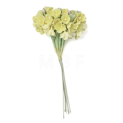 Cloth & Paper & Iron Artificial Mini Flower Bouquet for DIY Crafts FB-CBA59DF-02D-1