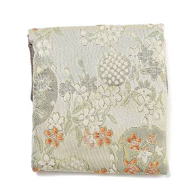 Flower Print Cloth Jewelry Storage Bags ABAG-A009-04A-1