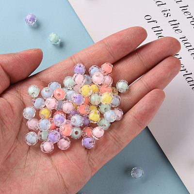 Transparent Acrylic Beads X-TACR-S152-17A-1