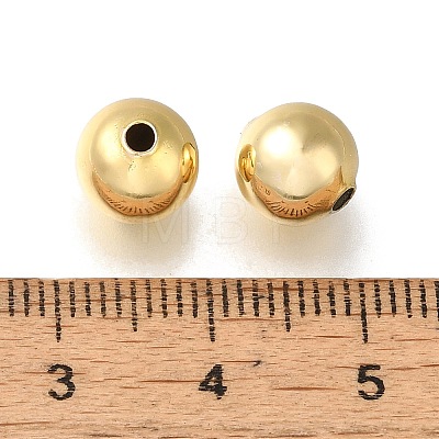 Rack Plating Brass Beads KK-K373-08D-G-1