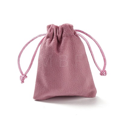 Velvet Jewelry Drawstring Storage Pouches ABAG-P013-02A-06-1