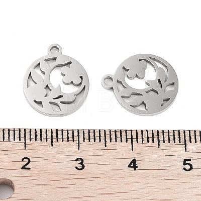 Non-Tarnish 316 Surgical Stainless Steel Charms STAS-C096-11D-P-1