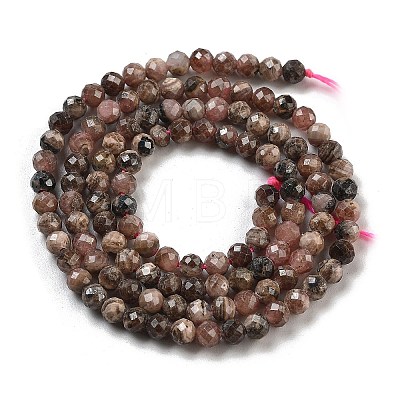 Argentina Natural Rhodonite Beads Strands G-G140-A01-01-1