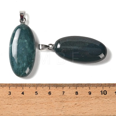 Natural Indian Agate Pendants GG-CBACB71-01P-07-1