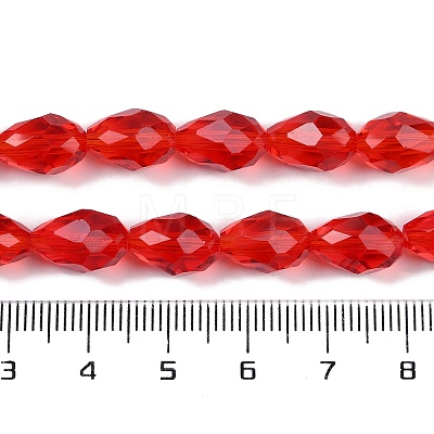 Transparent Glass Beads Strands EGLA-N013-T8mm-D12-1