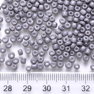 12/0 Baking Paint Glass Round Seed Beads SEED-S036-01A-09-1