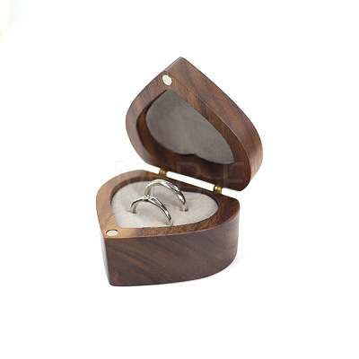 Heart Wood Couple Ring Storage Box PW-WG97544-01-1