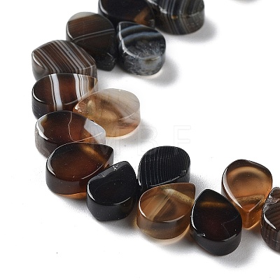 Natural Agate Beads Strands G-G021-04A-08-1