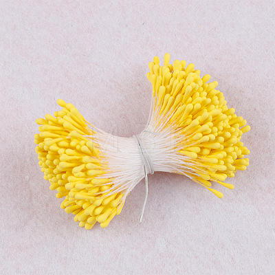 Plastic Artificial Matte Flower Core PW-WG40922-40-1