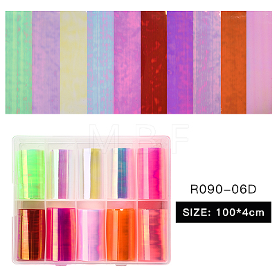 10 Colors Nail Art Transfer Stickers MRMJ-R090-06D-1