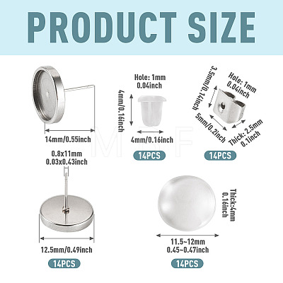 DIY Earring Making Kit DIY-TADJ0001-06-1