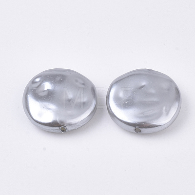ABS Plastic Imitation Pearl Beads OACR-R071-01-1